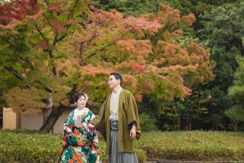 【日本庭園で本格撮影】和装ロケーションプラン