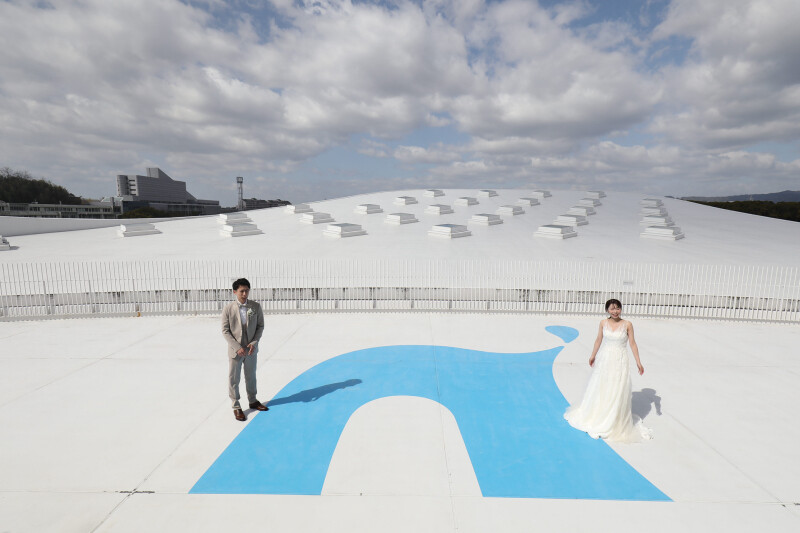 【ニフレルフォトプラン】お魚や動物と一緒にフォトウェディング