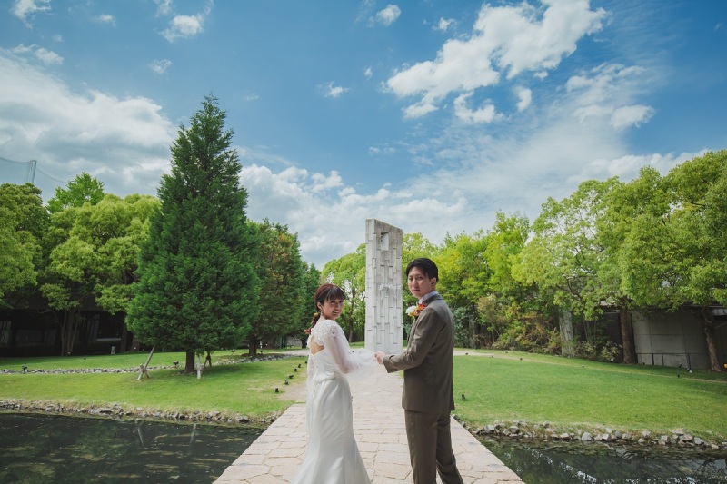 【本物志向のチャペル+ガーデンで撮影】データ100カット付