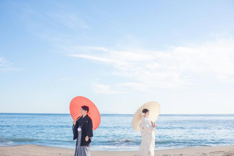 和傘を使ったイメージ