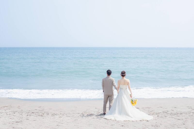 青い空、青い海を表現