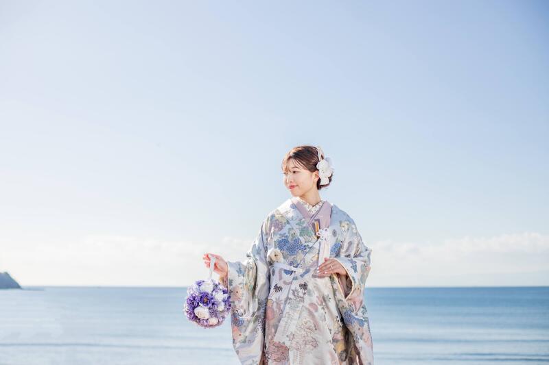 和装でエレガントに