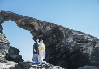 城ケ島の和装フォトウェディング