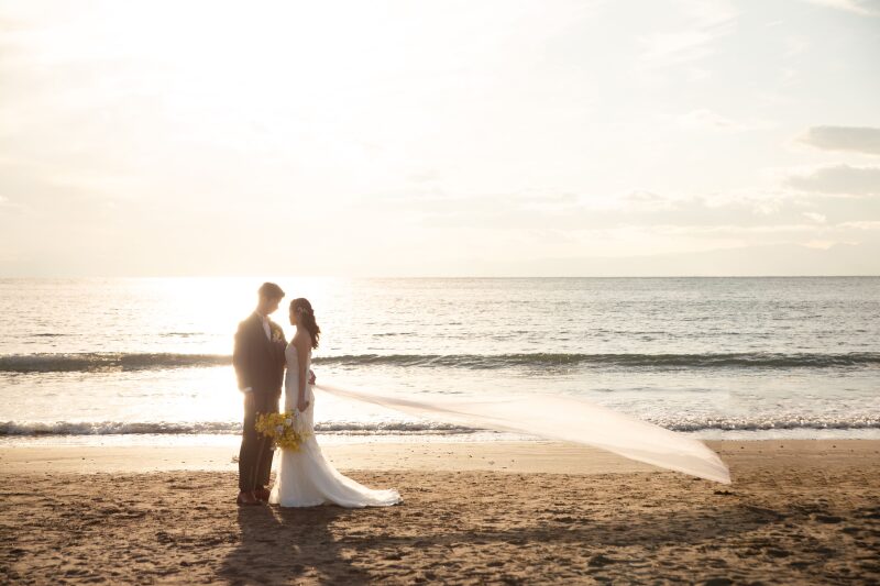 ベールを使った柔らかな