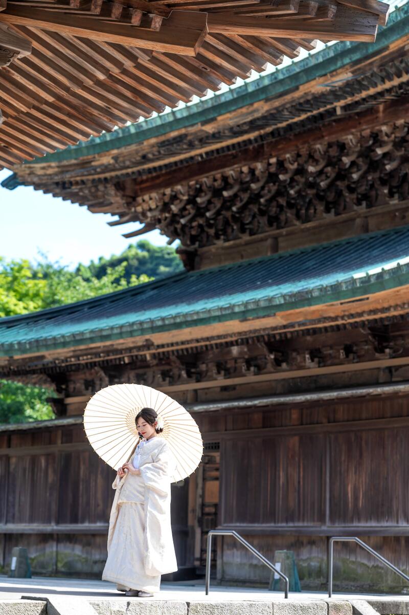 白無垢が似合う場所