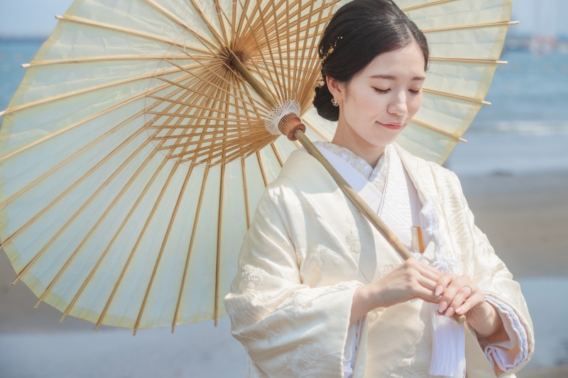 和装のアイテムも印象的