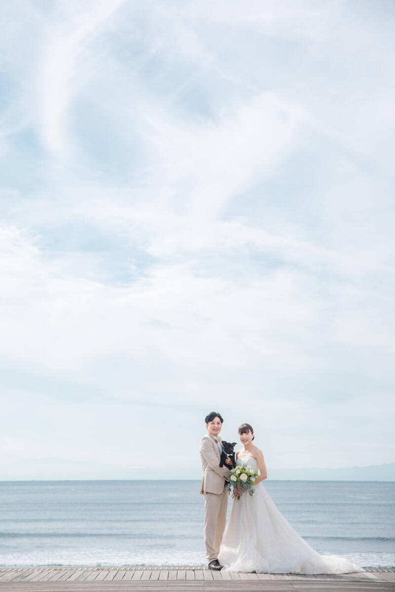 雄大な海の景色と共に