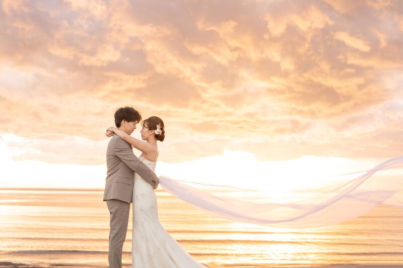 夕暮れにはサンセットも