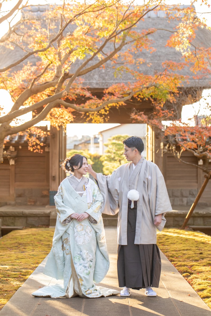 後半は色打掛にお着換え