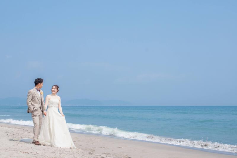 湘南エリアを舞台にしたフォトウェディング