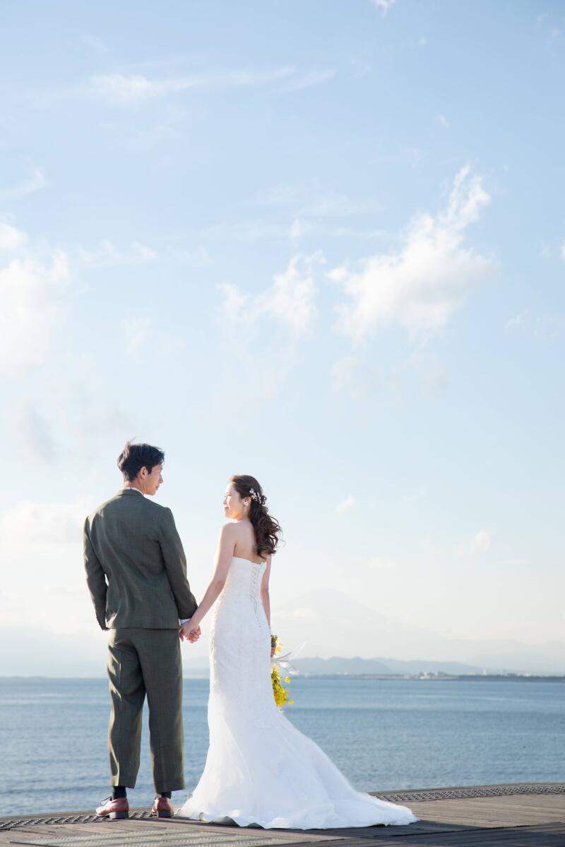 海撮影にマッチする衣装をセレクト