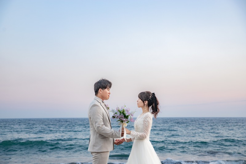 後半は海のフォトウェディングへ