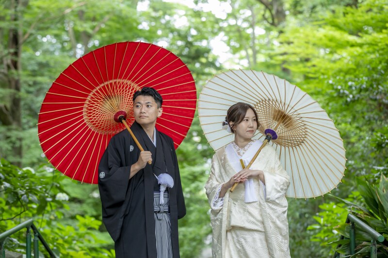 妙本寺は和装で