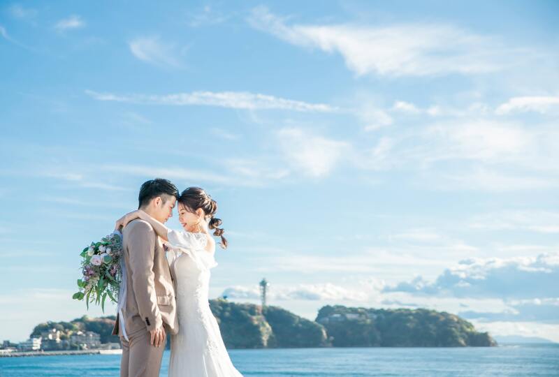 青い空と青い海