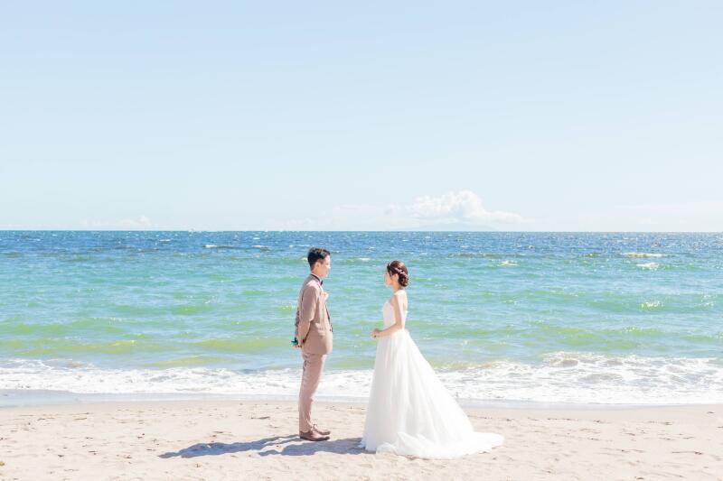 砂浜がとっても綺麗なんです