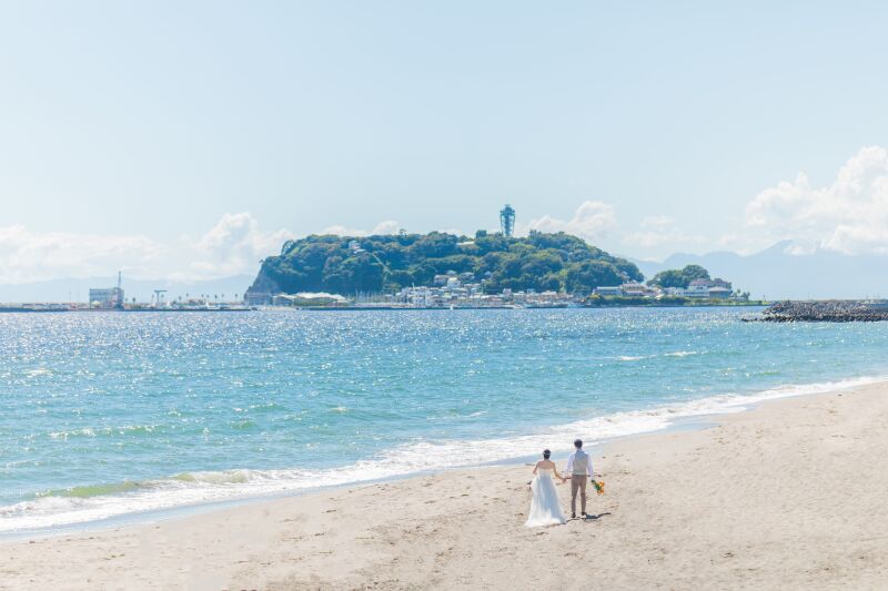 鎌倉高校前のフォトウェディングレポ