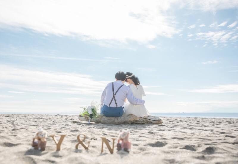 湘南の海もとっても綺麗に