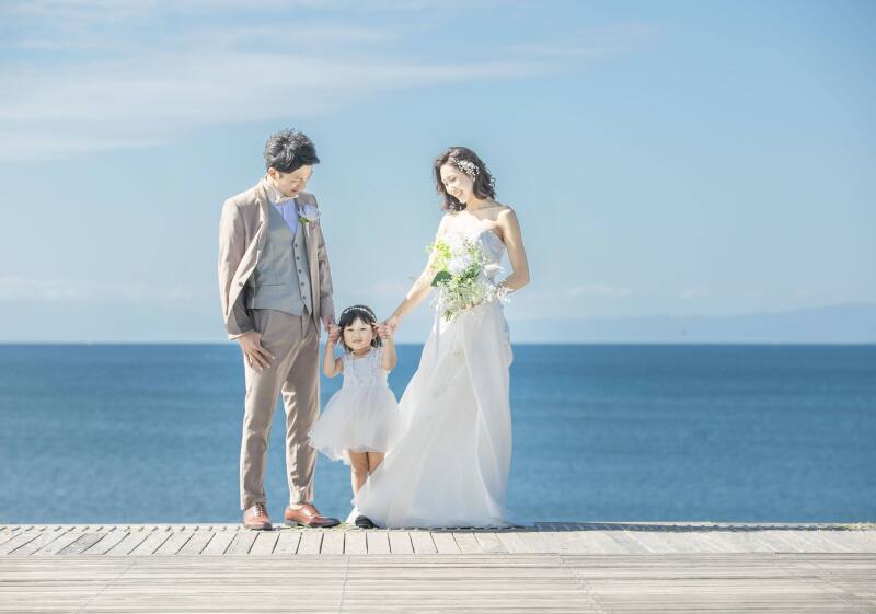 家族でフォトウェディング