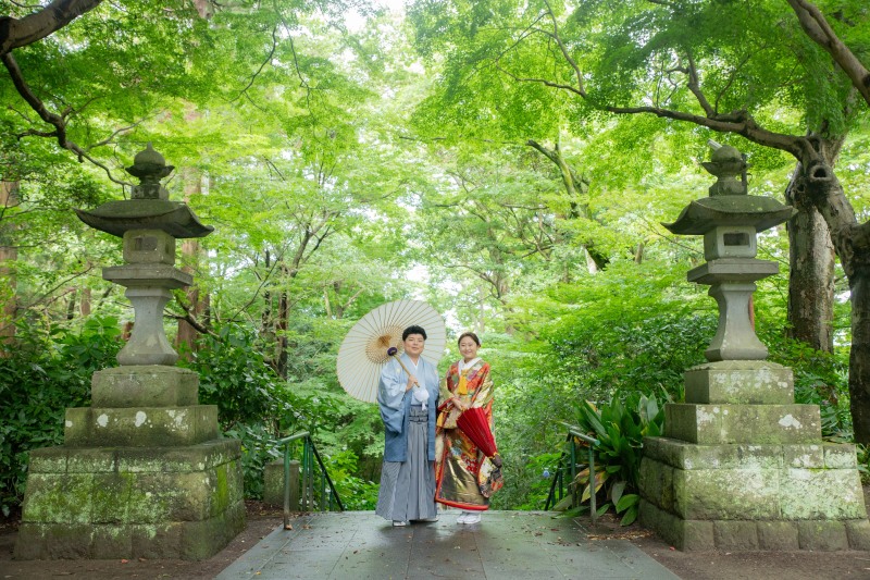 ここは鎌倉の和装前撮りの聖地