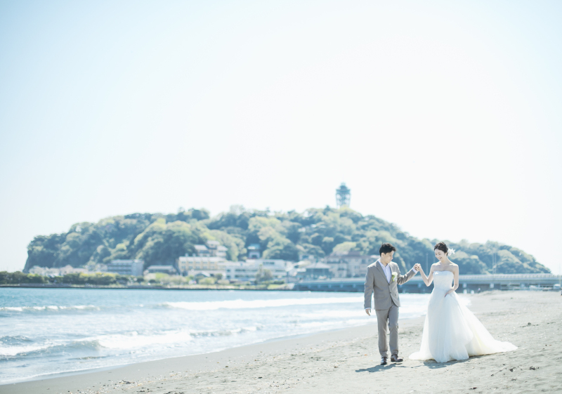 サロンから海までは徒歩1分