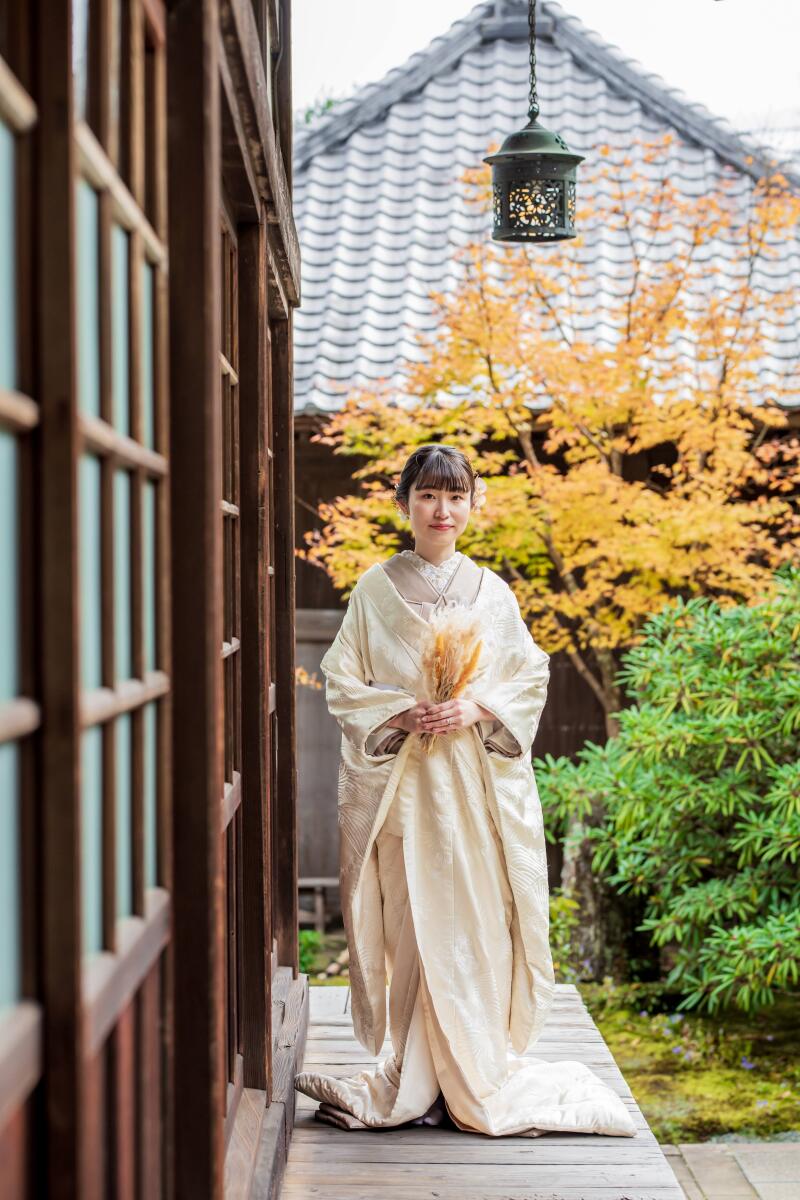 伝統的な建築物とのコントラスト