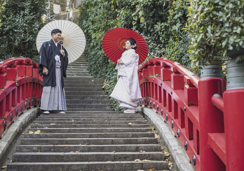 江ノ島の島内で撮影