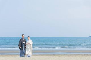 鎌倉高校前の和装前撮り