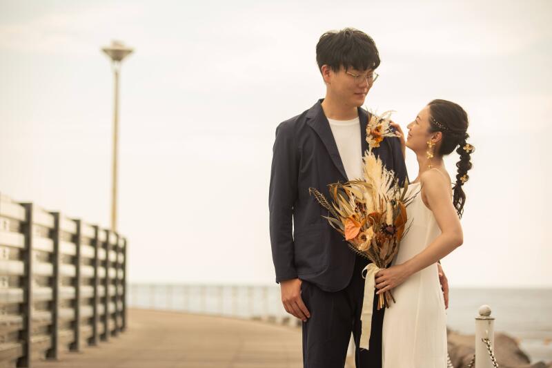 ちょっとテイストを変えて、夕暮れ時のイメージに