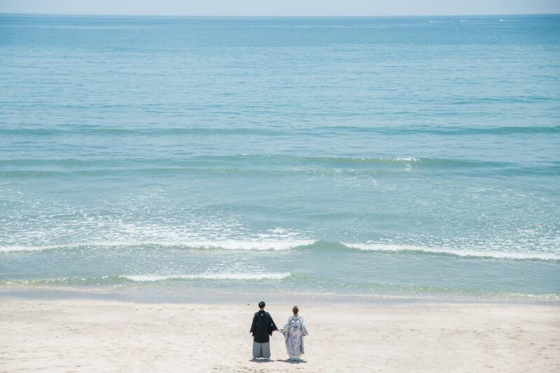 後半はビーチへ移動