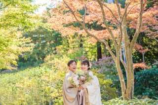 鎌倉・海蔵寺の和装前撮り