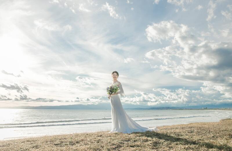 広大な海のロケーション撮影