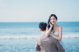 海撮影ならではの綺麗なショットも様々ご提案いたします