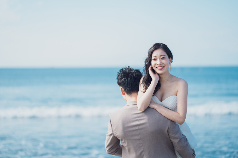 海撮影ならではの綺麗なショットも様々ご提案いたします