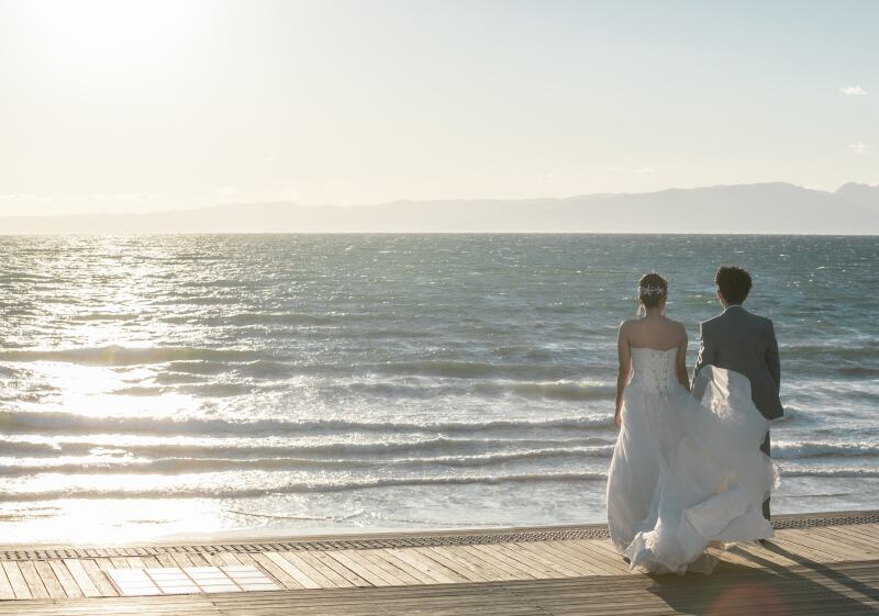 新江ノ島水族館 & 海ロケ | フォトウェディング撮影