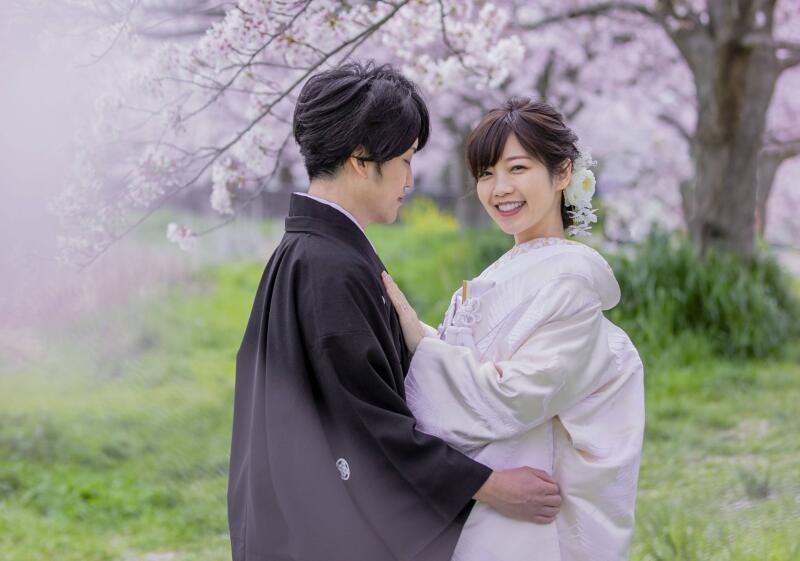 【平日限定　桜ライトプラン】桜の前撮り撮影 | 和装1着プラン 【80カットデータ】