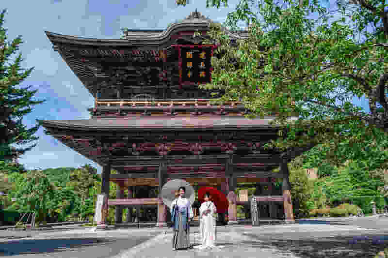 【和装前撮り】妙本寺・海蔵寺・江島神社 | 白無垢 or 打掛1着プラン 【120カットデータ・レタッチ付】