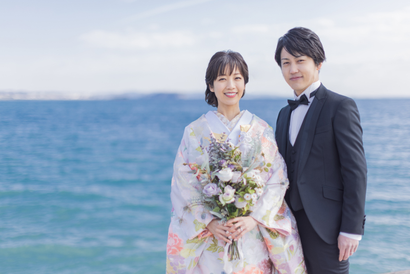 神社 & 海ロケ撮影 | 白無垢or打掛 1着プラン 【200カットデータ・レタッチ付】