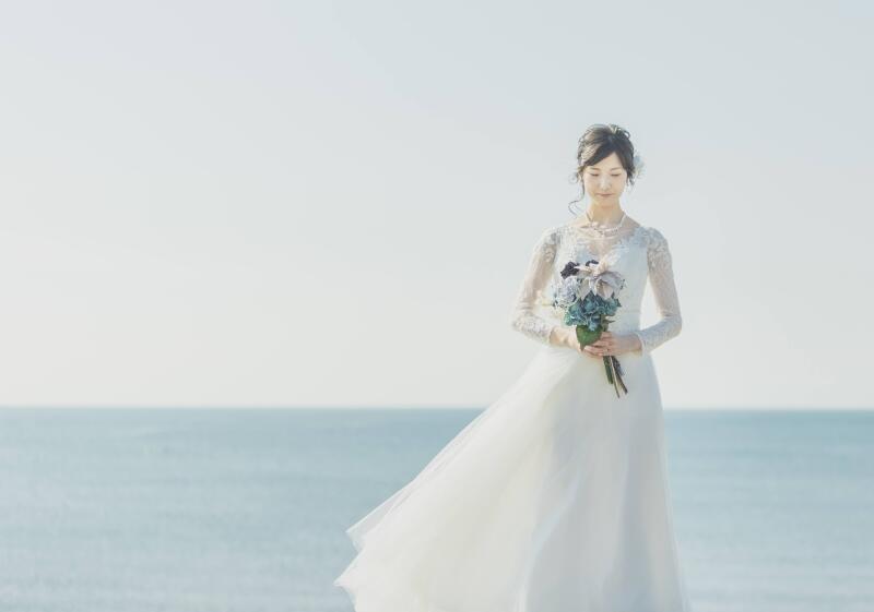 海ロケ & スタジオ撮影 | Wドレス＋白無垢or打掛 2着プラン 【200カットデータ・レタッチ付】