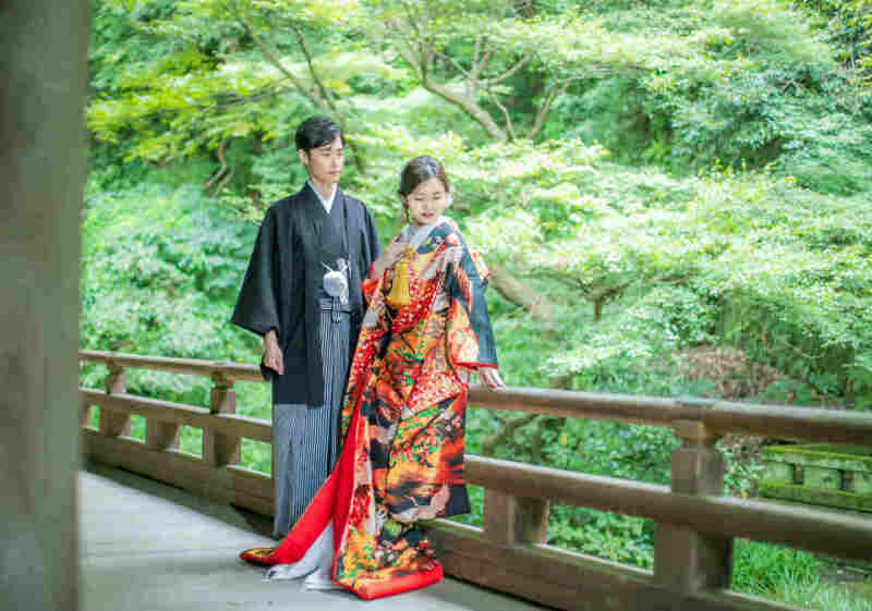 【和装前撮り】妙本寺・海蔵寺・江島神社 | 白無垢 or 打掛1着プラン 【120カットデータ・レタッチ付】