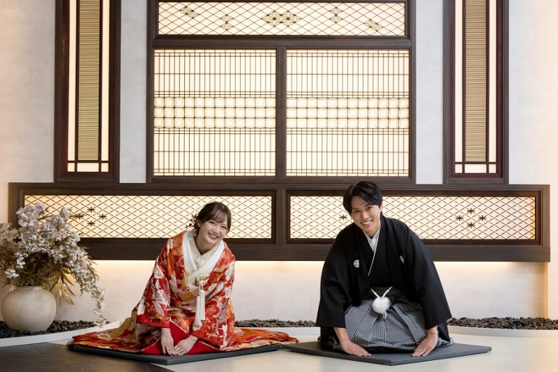 色打掛&times;障子