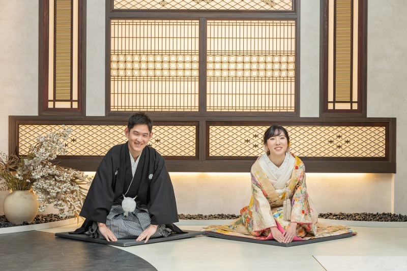 障子でお辞儀ショット！