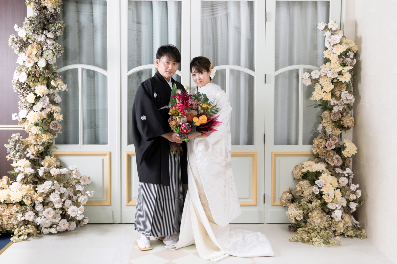 ご新郎ご新婦様、お衣裳チェンジ☆