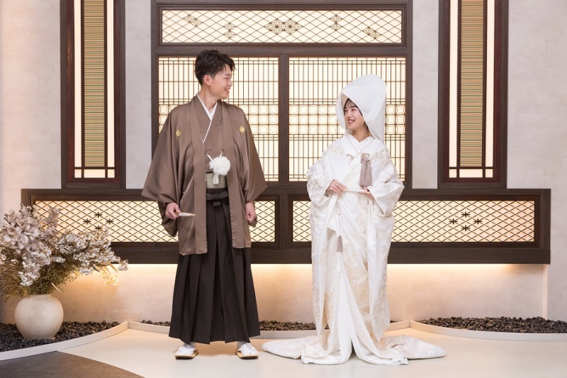 綿帽子×白無垢