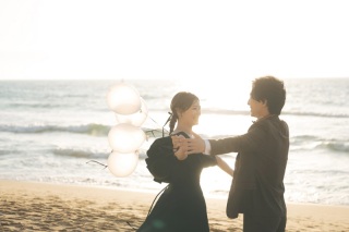 奈多海岸にて♡