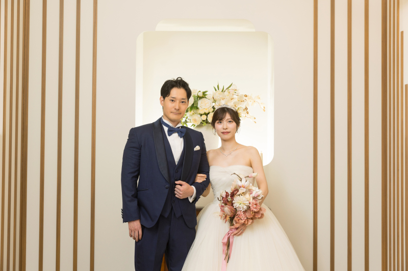 チャペル&times;ウエディングドレス