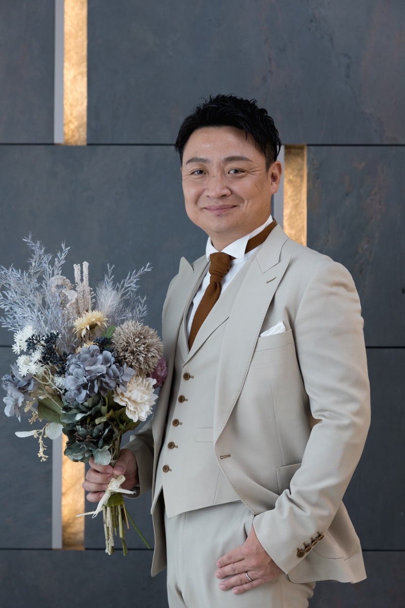 ご新郎様ソロショット。