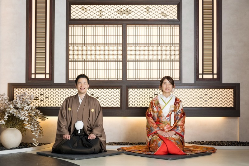 笑顔溢れるお二人と撮影スタート！