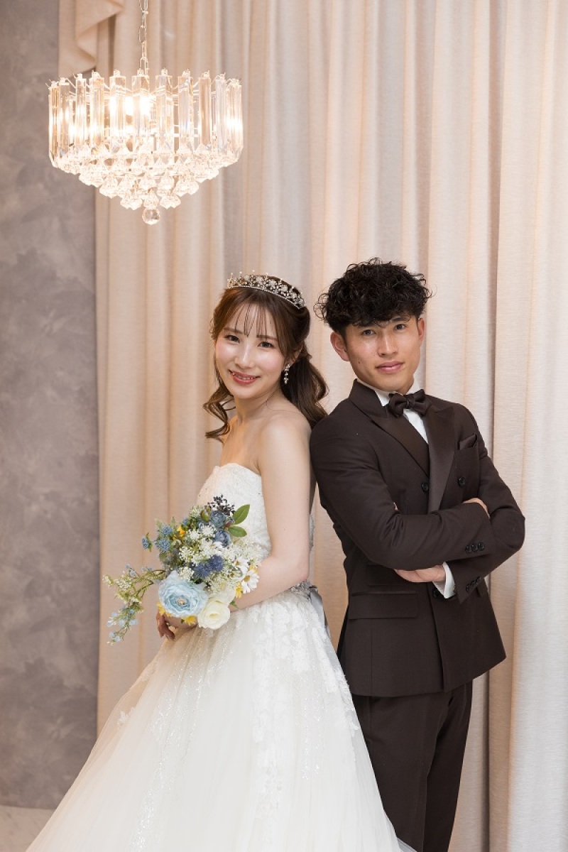 背中合わせも可愛らしく！