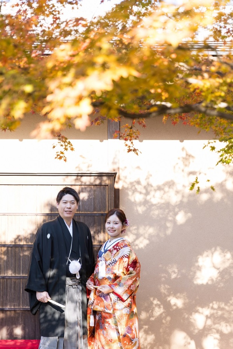 紅葉と一緒に！