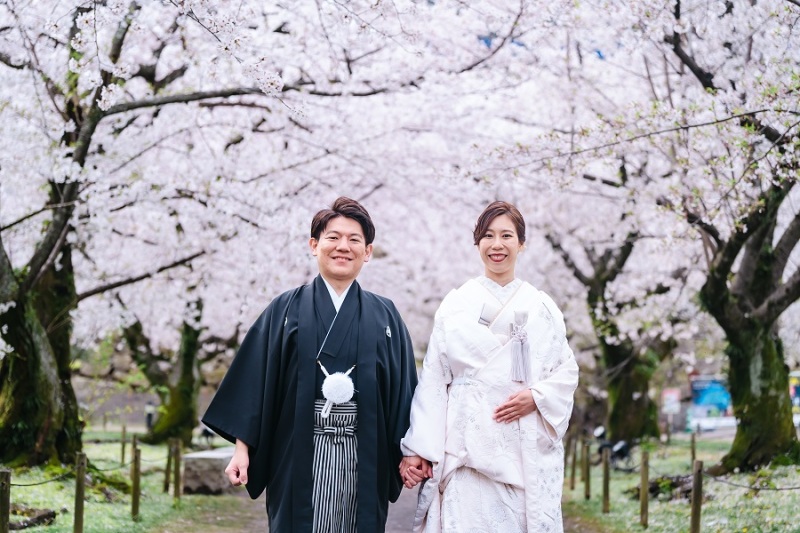 桜とお天気に恵まれて
